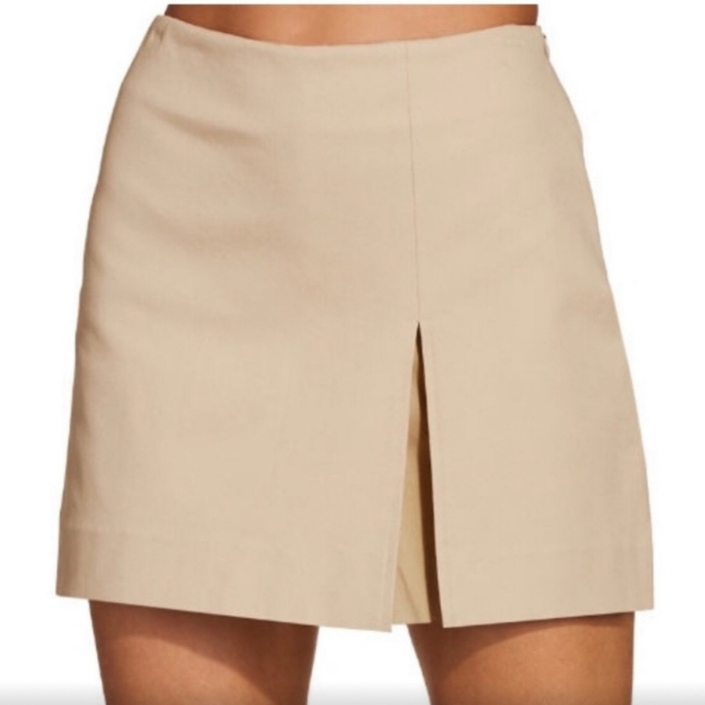Boston Proper Khaki Skort Shorts Beige New